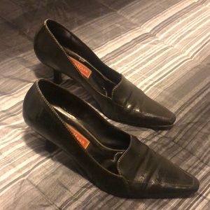 Cole Haan.  Size 10B.  Black leather